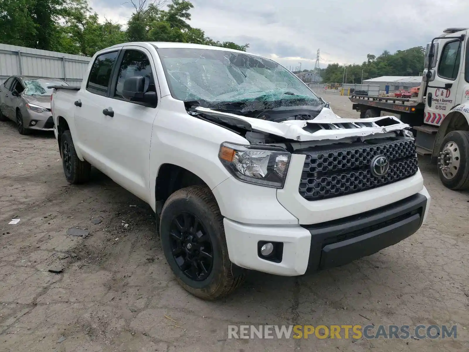 1 Фотография поврежденного автомобиля 5TFDY5F12MX971411 TOYOTA TUNDRA 2021