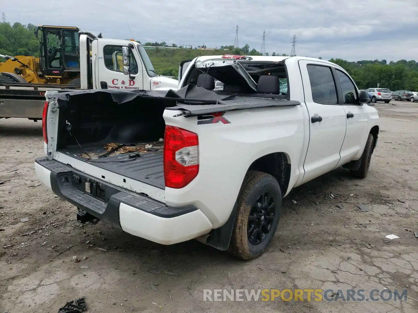 4 Фотография поврежденного автомобиля 5TFDY5F12MX971411 TOYOTA TUNDRA 2021