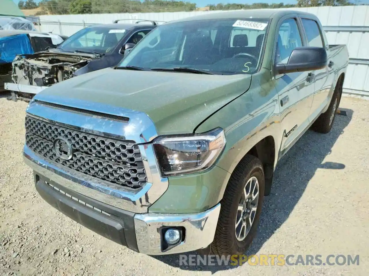 2 Photograph of a damaged car 5TFDY5F13MX019727 TOYOTA TUNDRA 2021