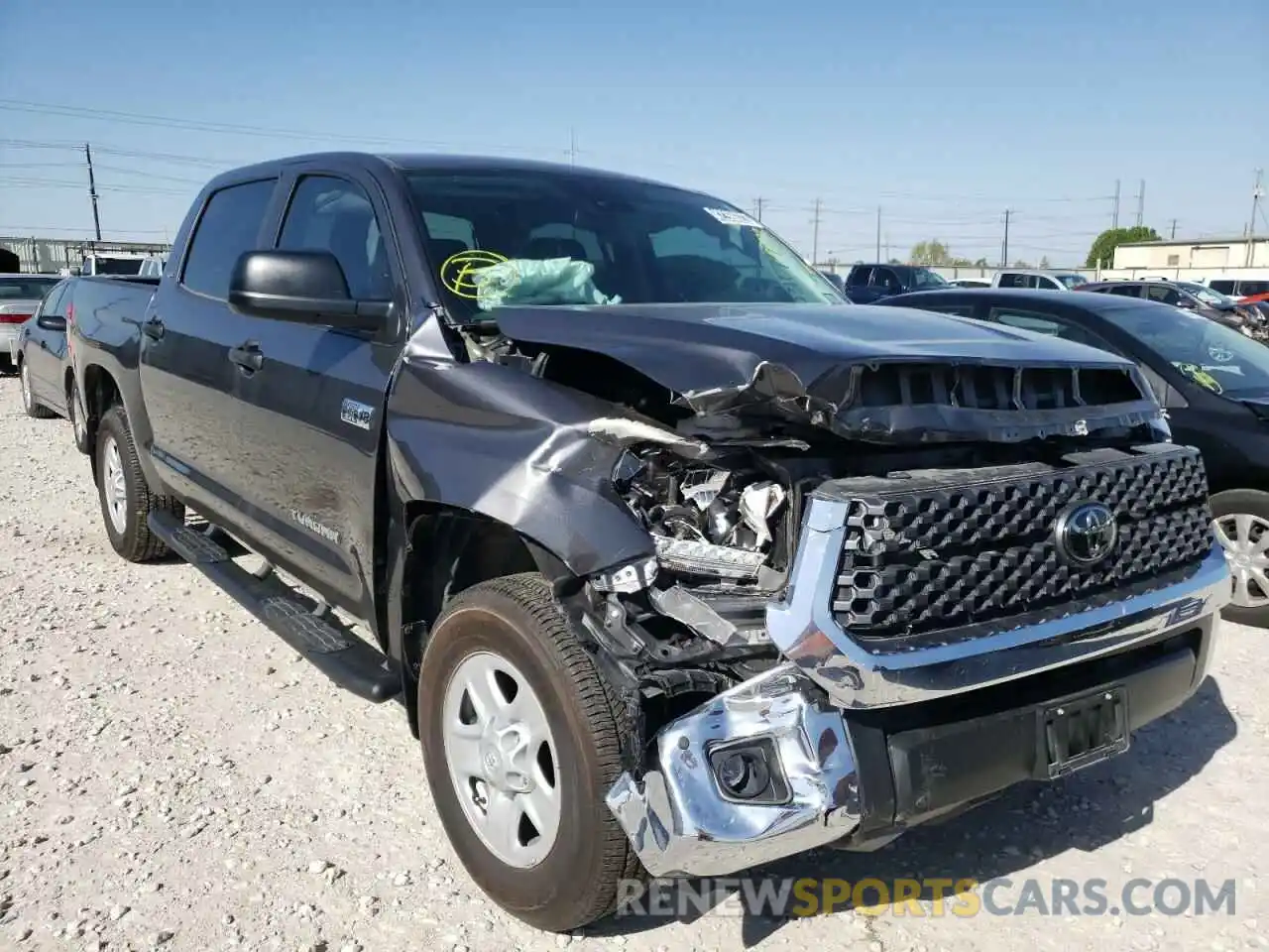 1 Photograph of a damaged car 5TFDY5F13MX031179 TOYOTA TUNDRA 2021