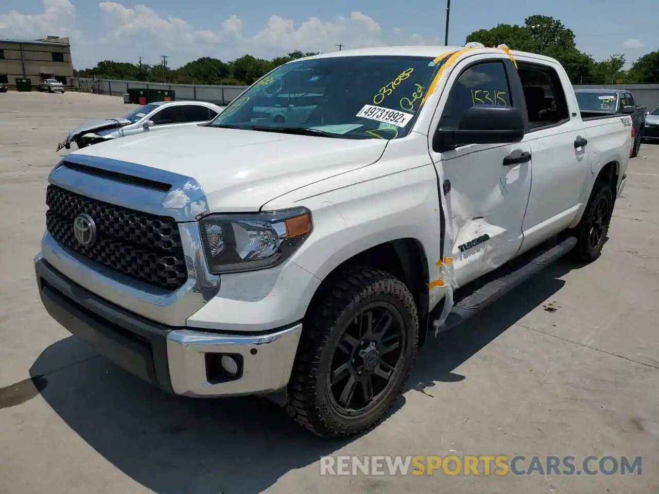 2 Photograph of a damaged car 5TFDY5F13MX037080 TOYOTA TUNDRA 2021