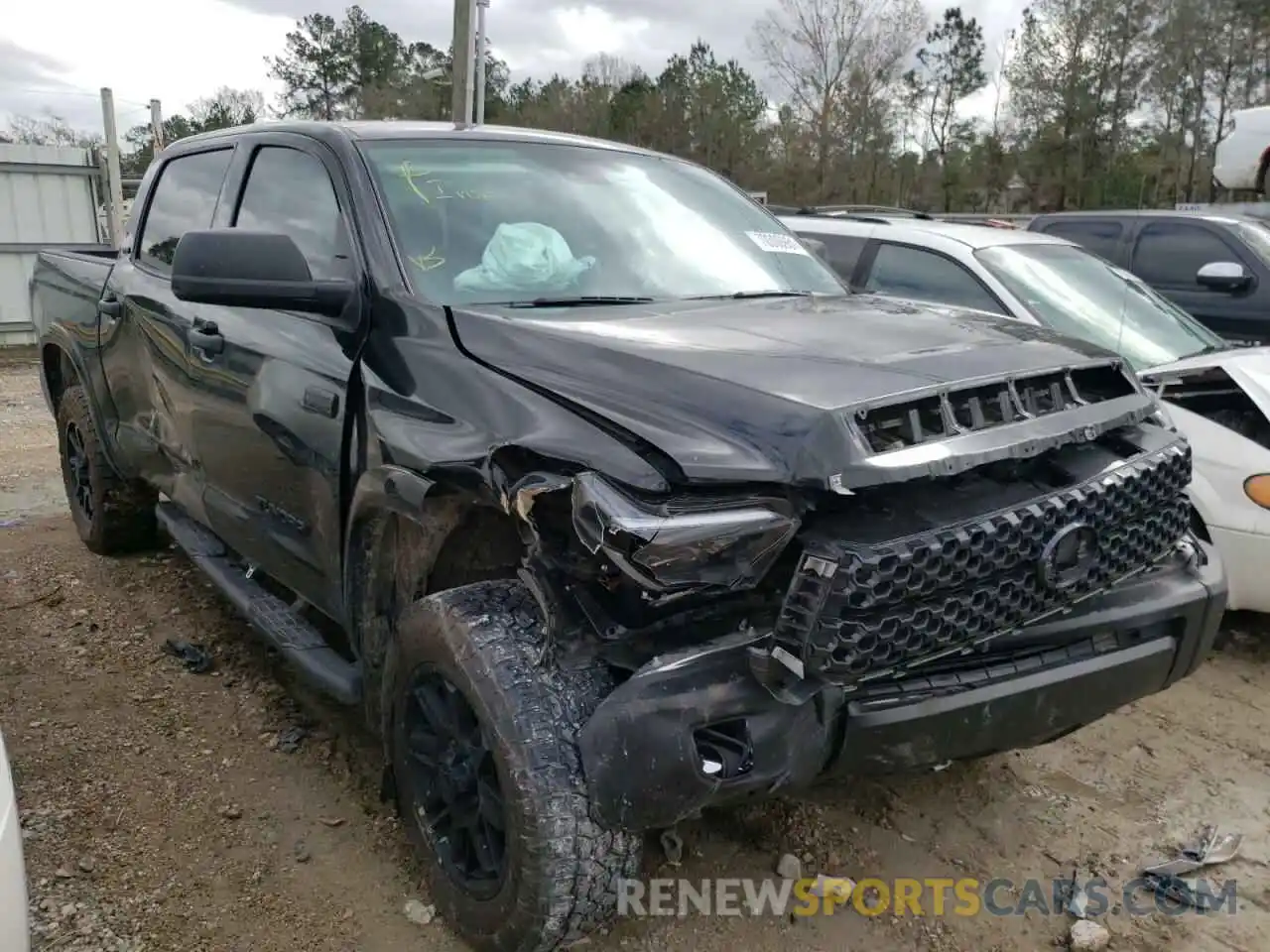 1 Photograph of a damaged car 5TFDY5F13MX971949 TOYOTA TUNDRA 2021