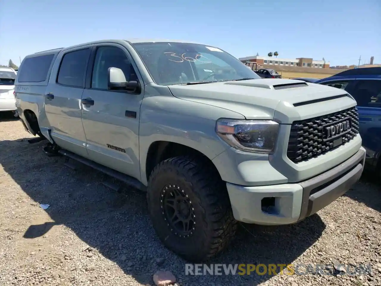 1 Photograph of a damaged car 5TFDY5F13MX976083 TOYOTA TUNDRA 2021