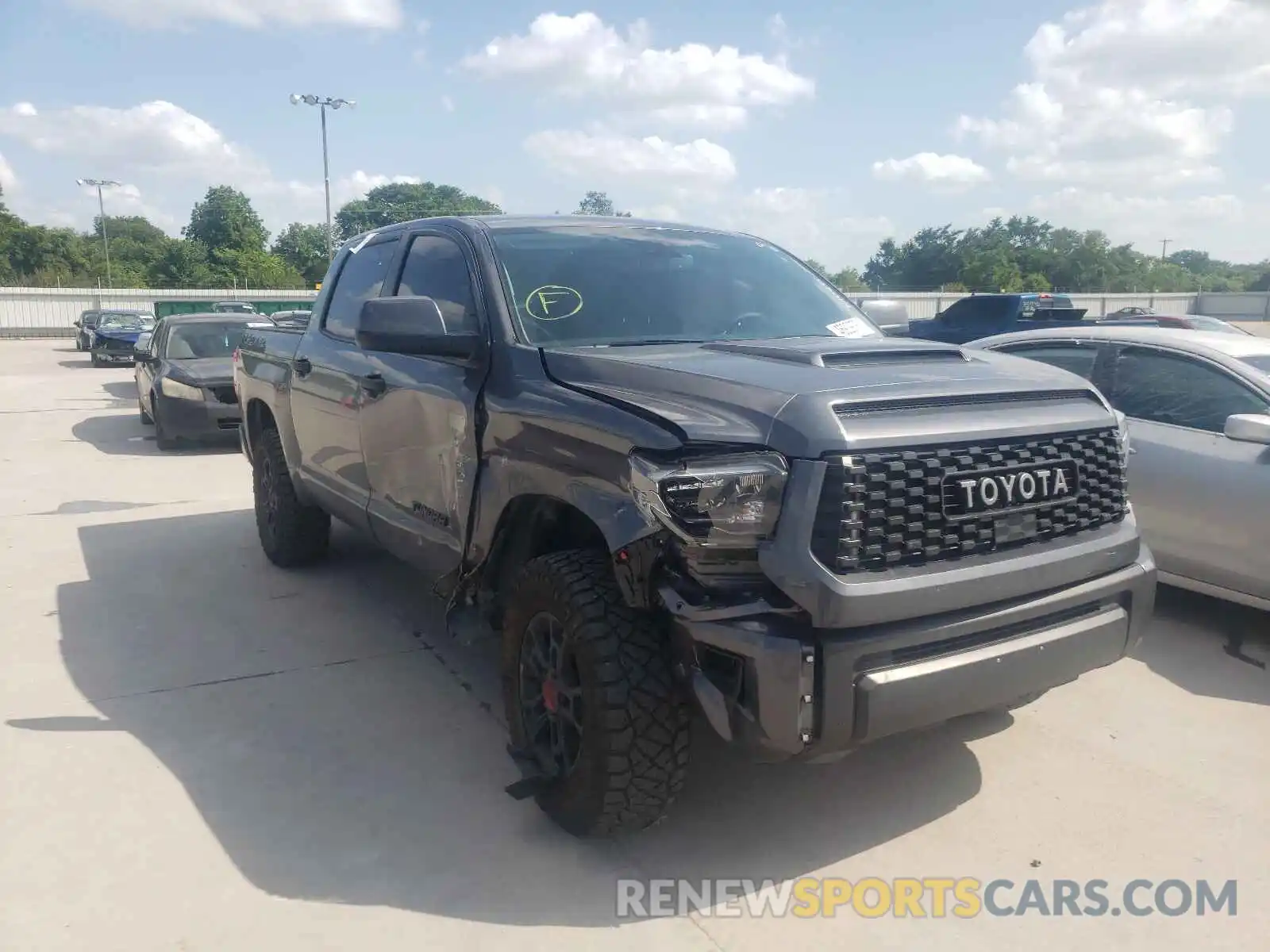 1 Photograph of a damaged car 5TFDY5F14MX003066 TOYOTA TUNDRA 2021