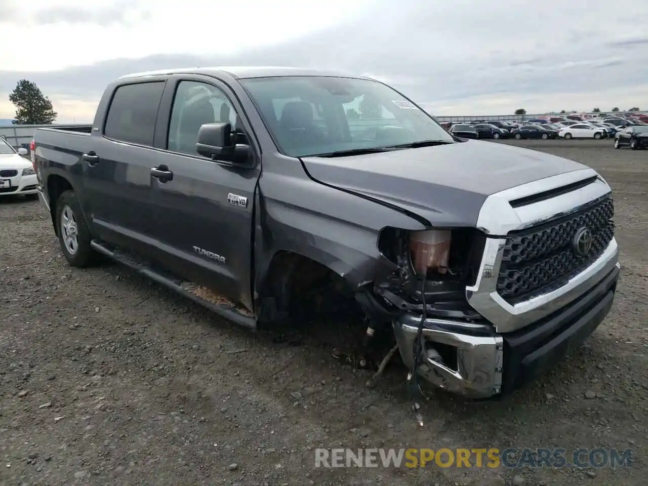 1 Photograph of a damaged car 5TFDY5F14MX965822 TOYOTA TUNDRA 2021