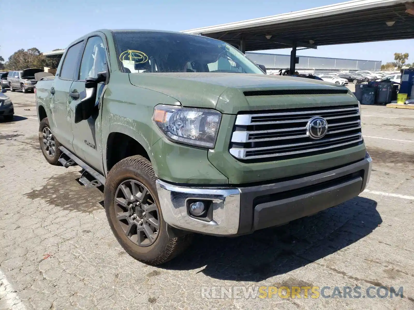 1 Photograph of a damaged car 5TFDY5F14MX970938 TOYOTA TUNDRA 2021