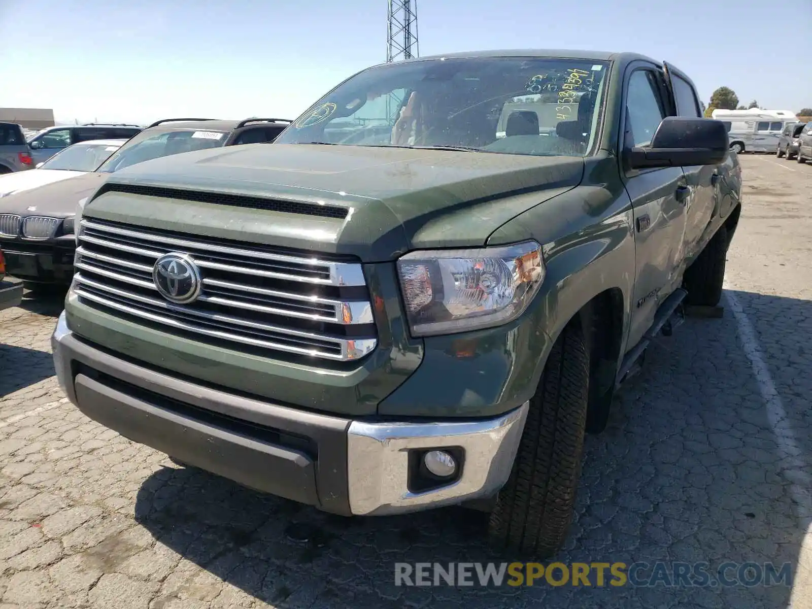 2 Photograph of a damaged car 5TFDY5F14MX970938 TOYOTA TUNDRA 2021