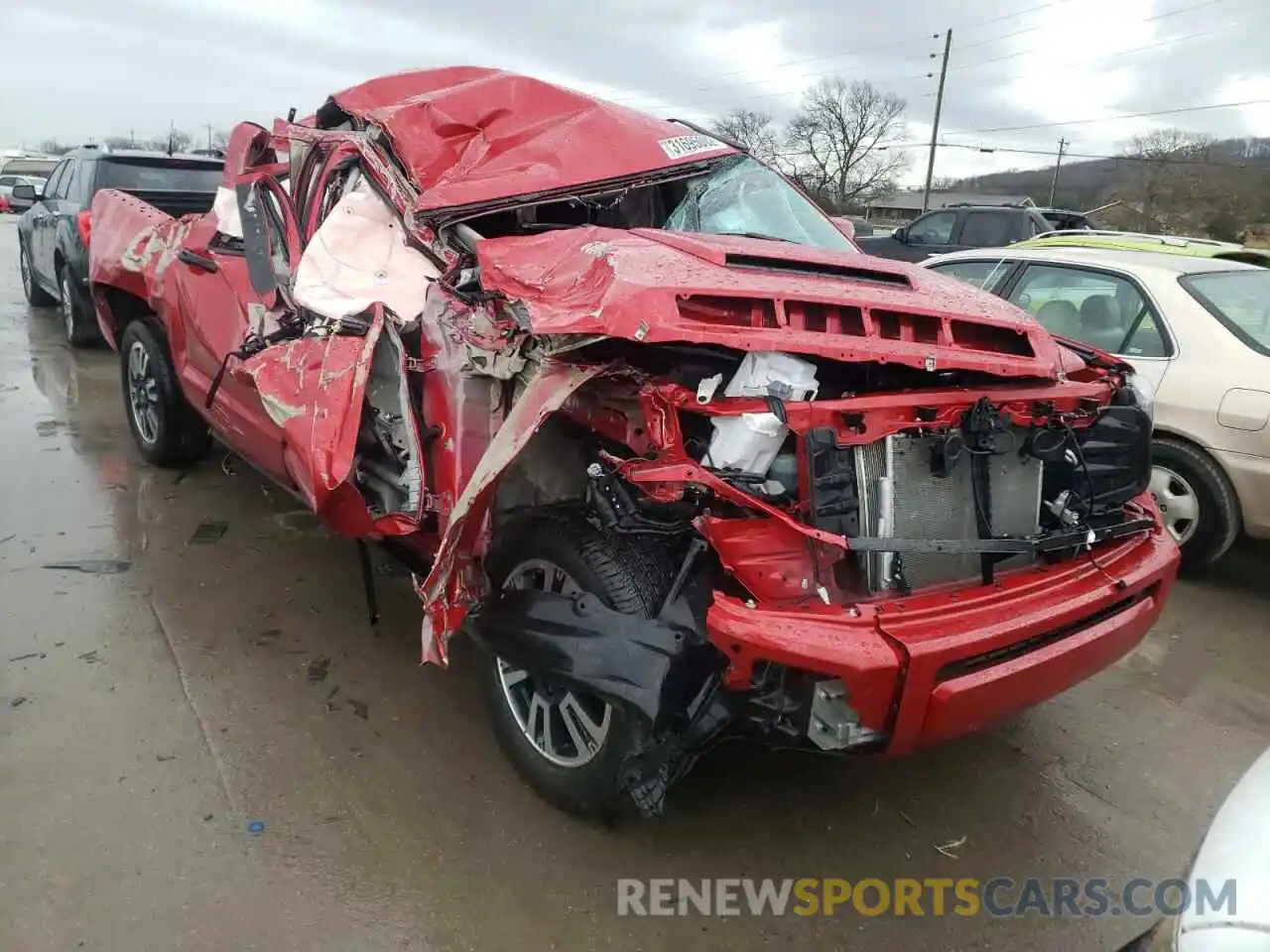 1 Photograph of a damaged car 5TFDY5F14MX975198 TOYOTA TUNDRA 2021