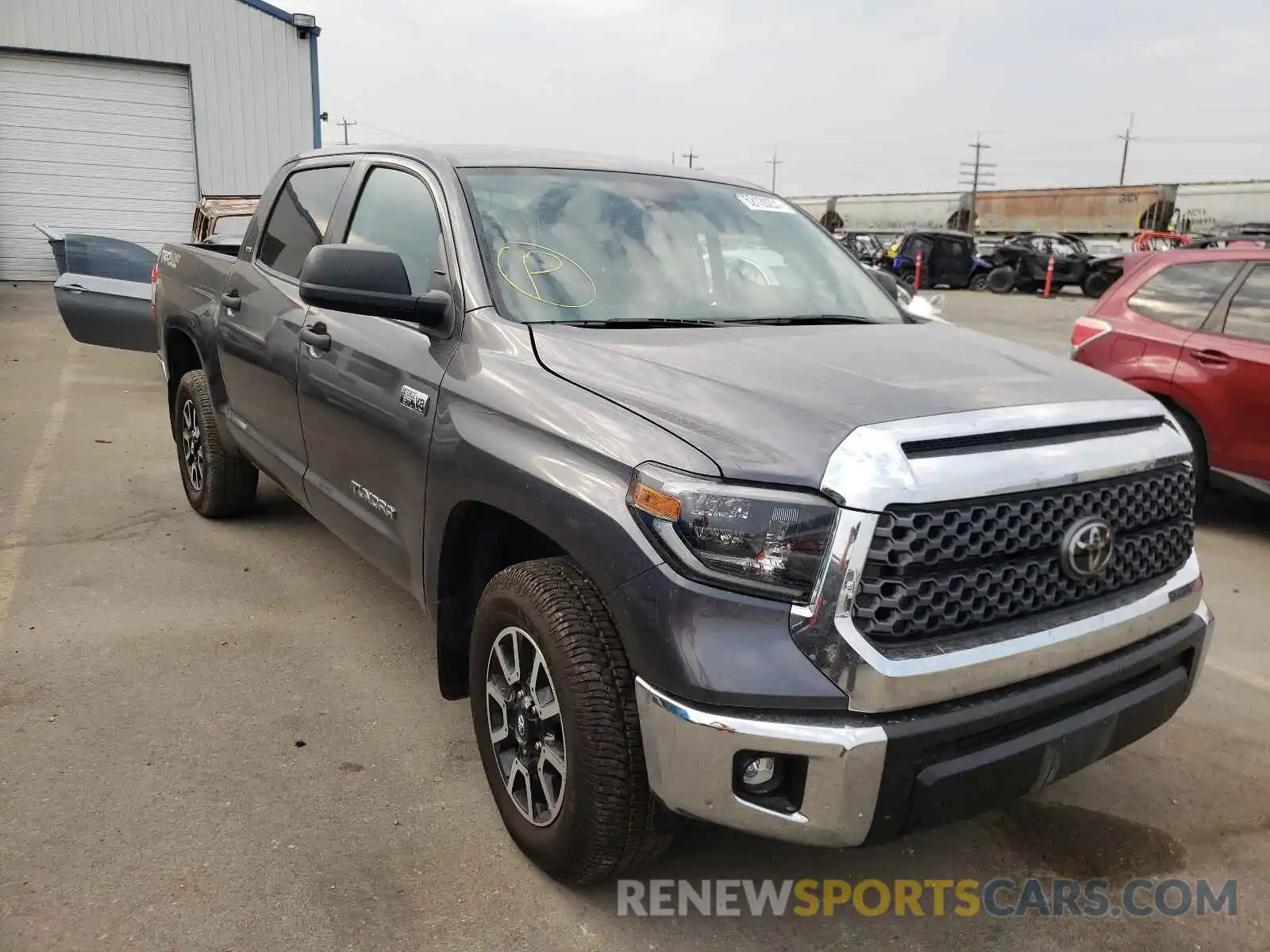 1 Photograph of a damaged car 5TFDY5F14MX976853 TOYOTA TUNDRA 2021