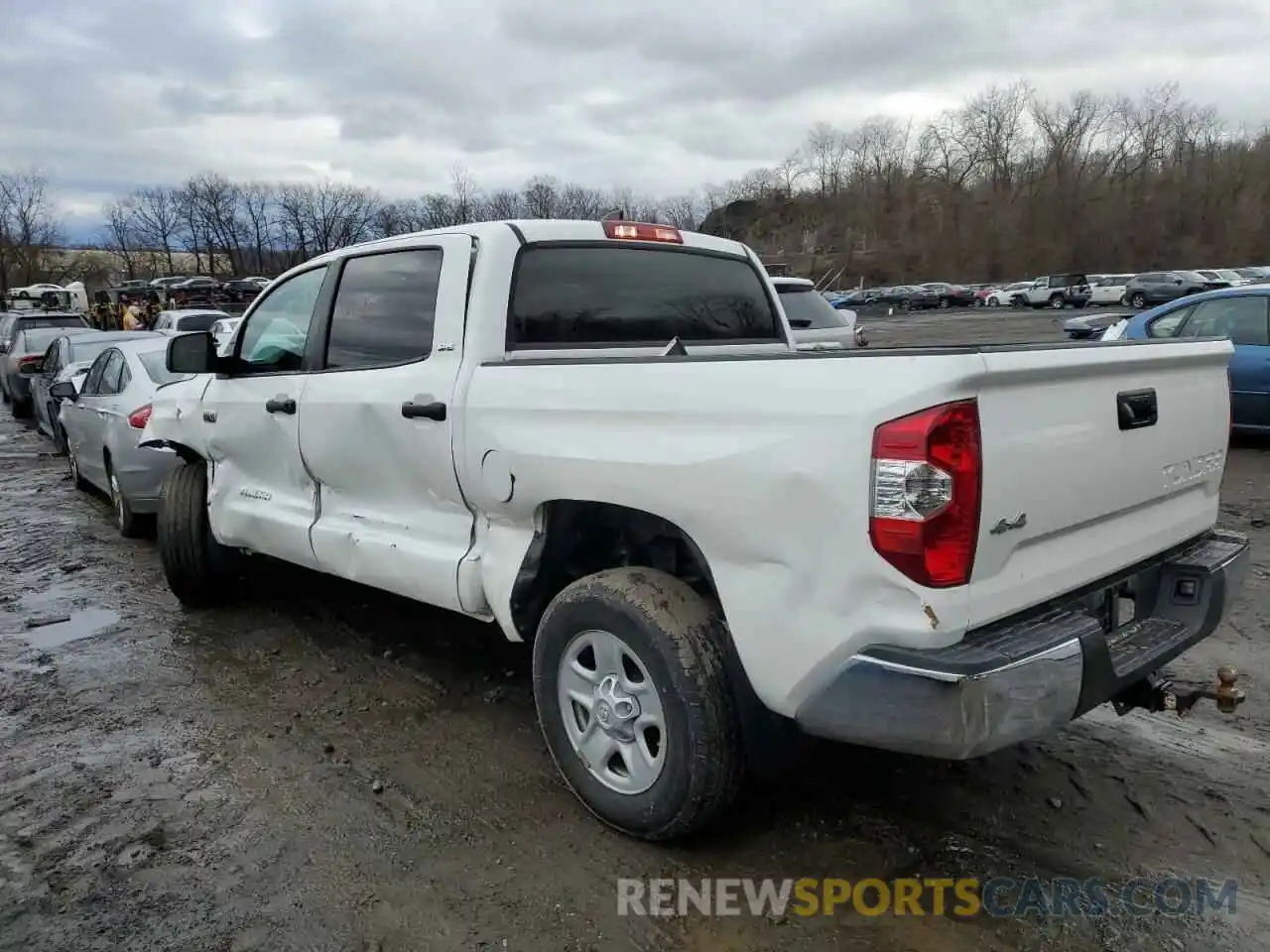 2 Photograph of a damaged car 5TFDY5F14MX984466 TOYOTA TUNDRA 2021