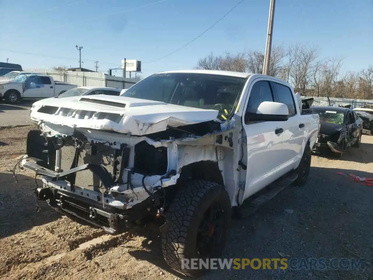 2 Photograph of a damaged car 5TFDY5F14MX991286 TOYOTA TUNDRA 2021