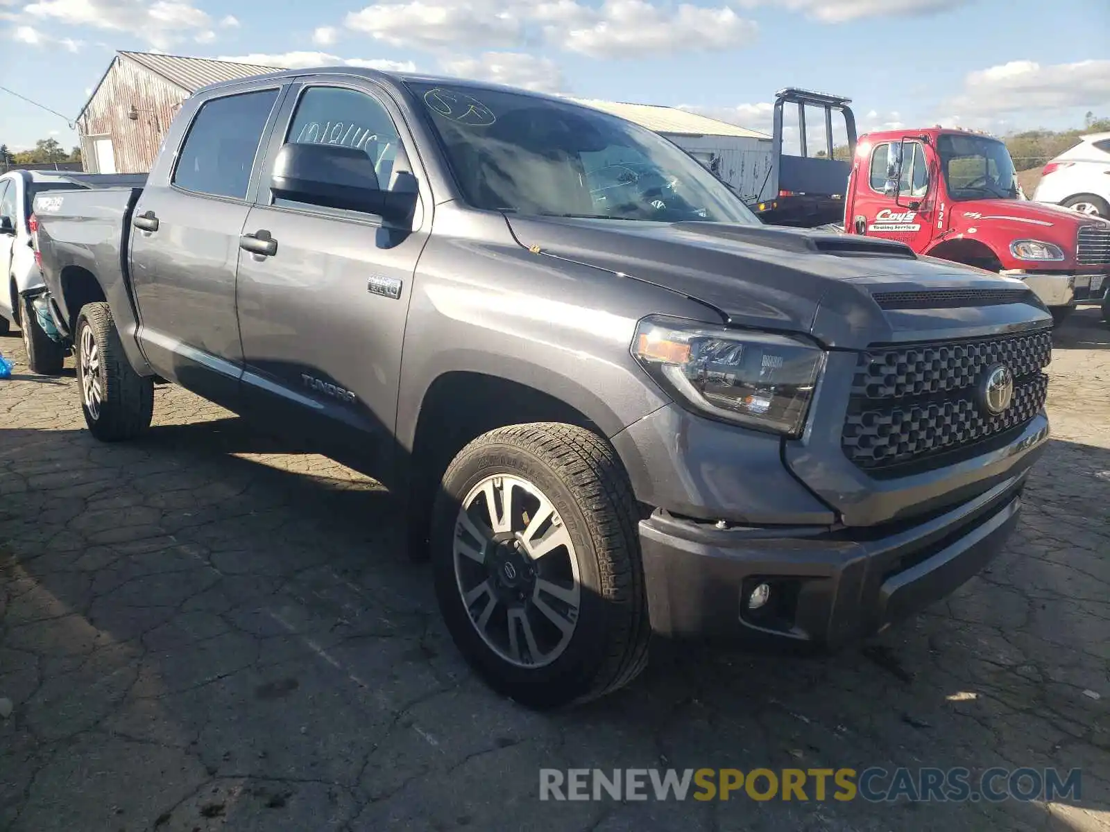 1 Photograph of a damaged car 5TFDY5F14MX996956 TOYOTA TUNDRA 2021