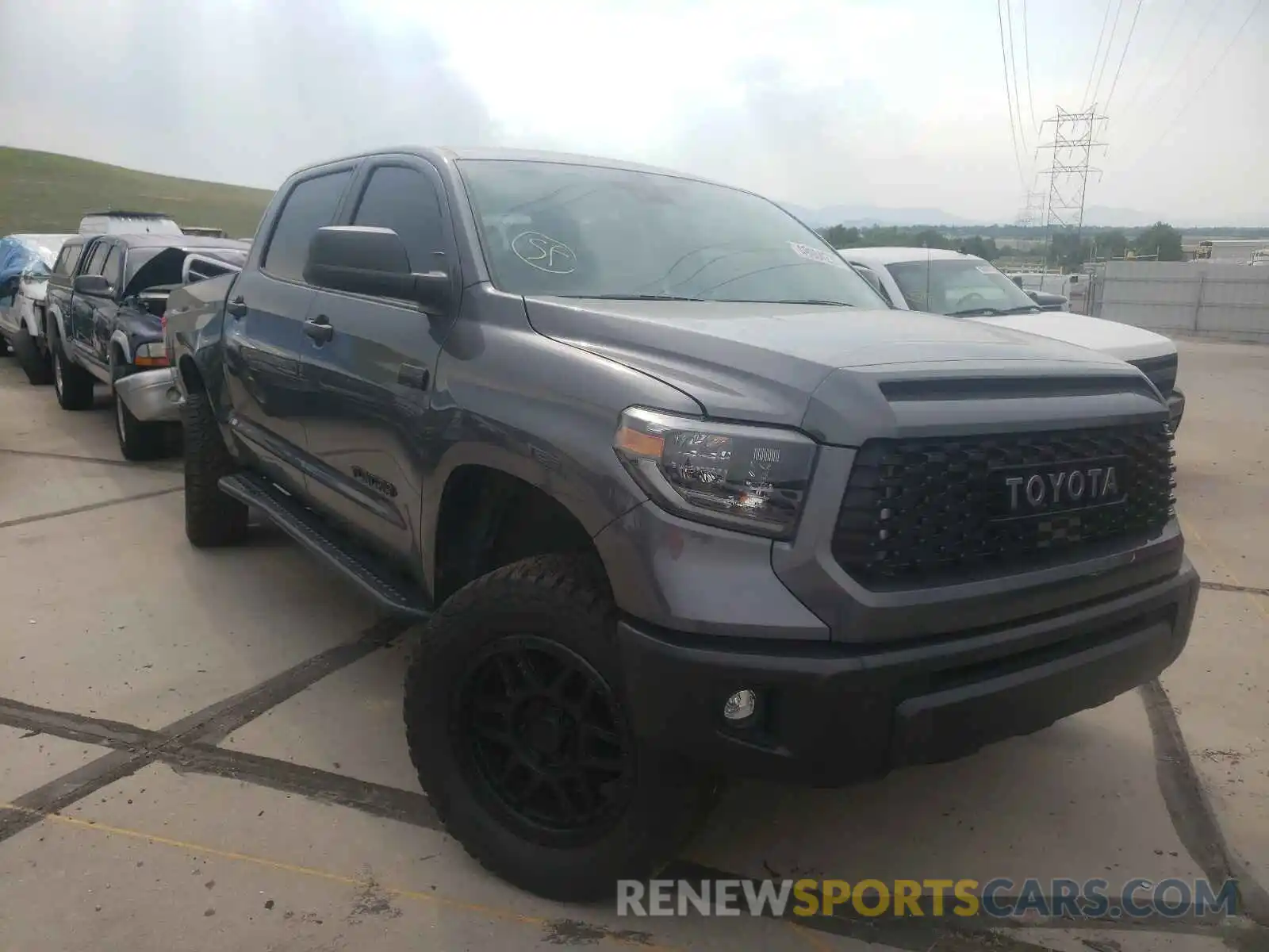 1 Photograph of a damaged car 5TFDY5F15MX002671 TOYOTA TUNDRA 2021