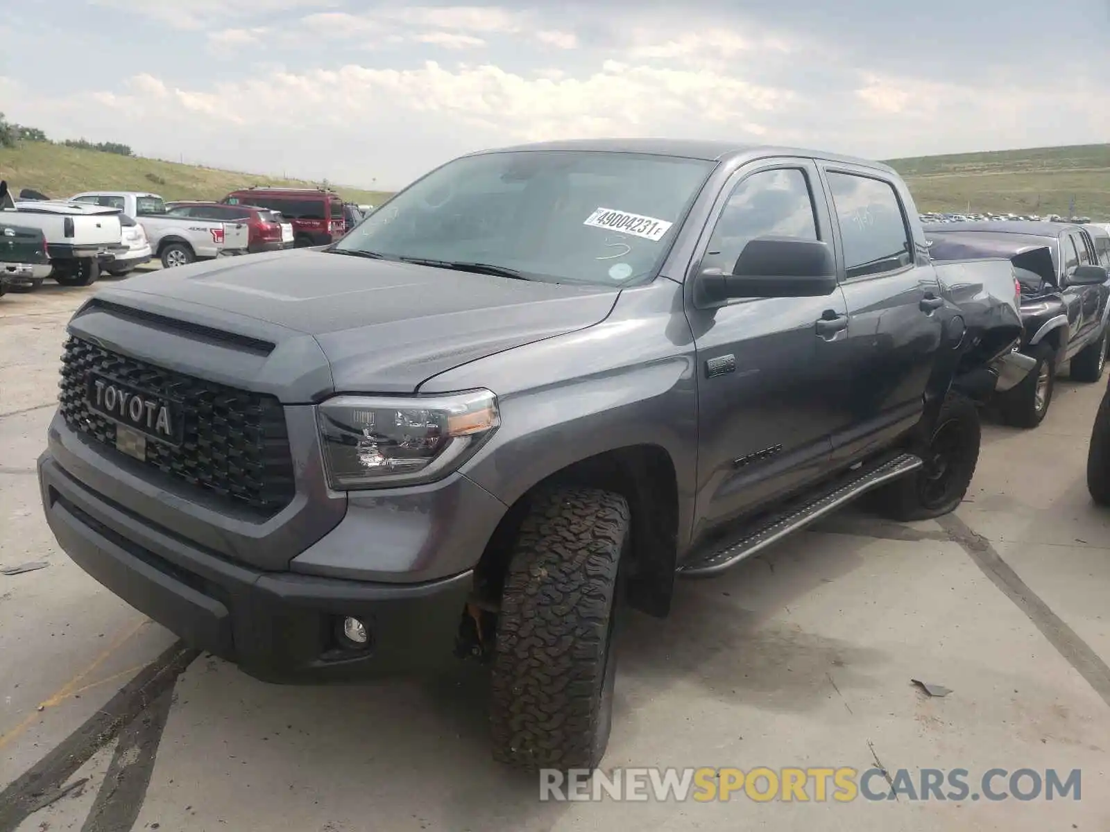 2 Photograph of a damaged car 5TFDY5F15MX002671 TOYOTA TUNDRA 2021