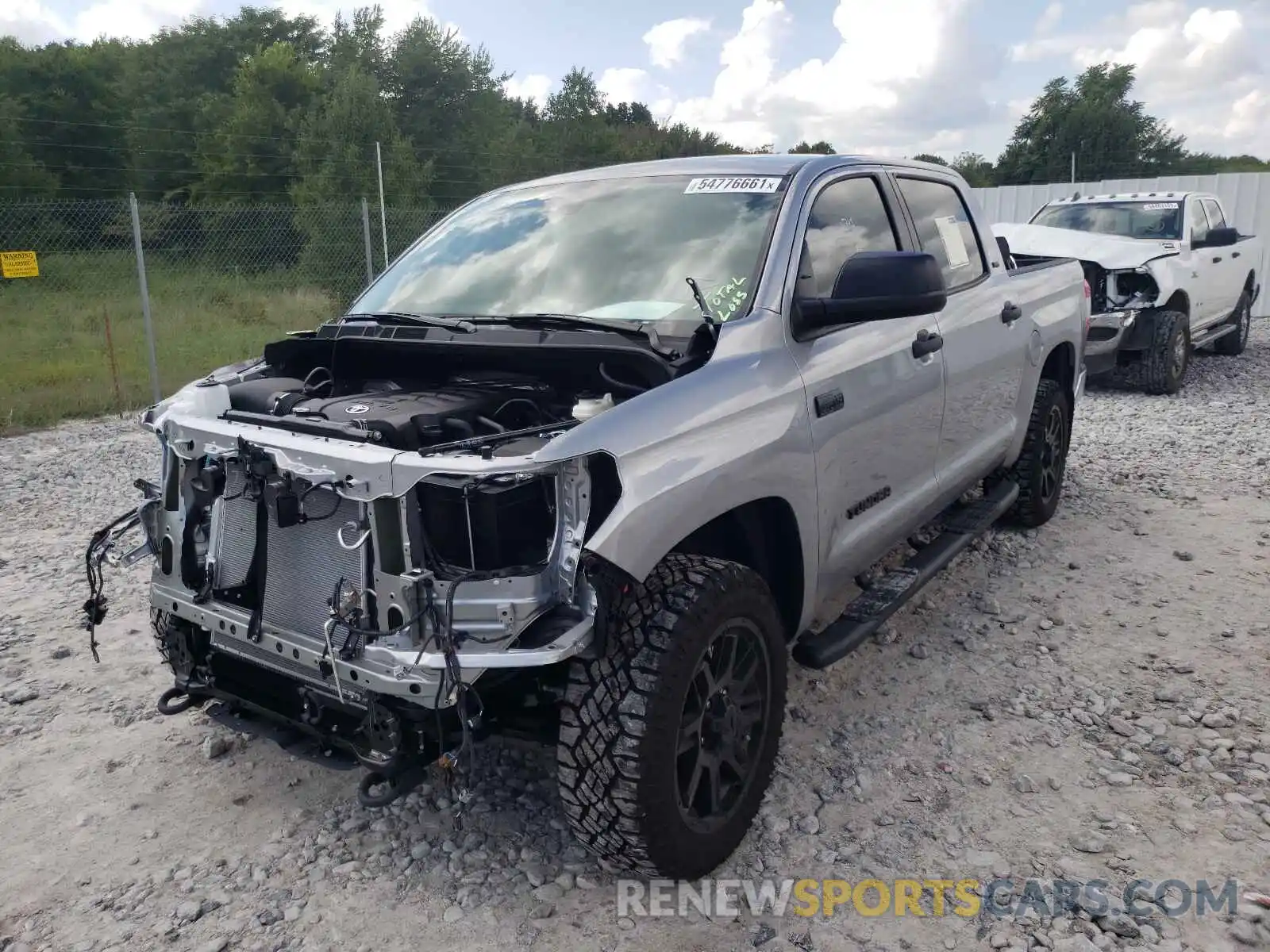 2 Photograph of a damaged car 5TFDY5F15MX026677 TOYOTA TUNDRA 2021