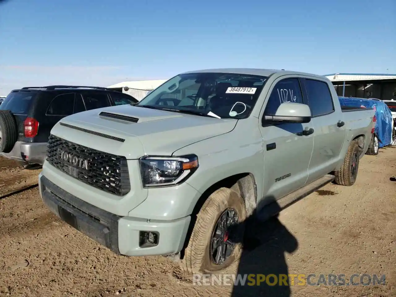 2 Photograph of a damaged car 5TFDY5F15MX033581 TOYOTA TUNDRA 2021