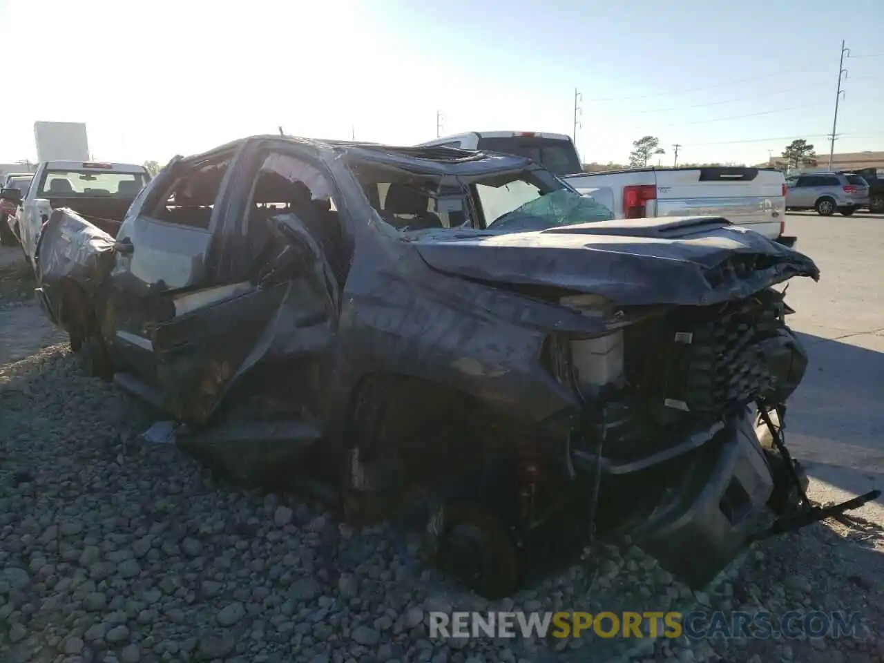 1 Photograph of a damaged car 5TFDY5F15MX963576 TOYOTA TUNDRA 2021