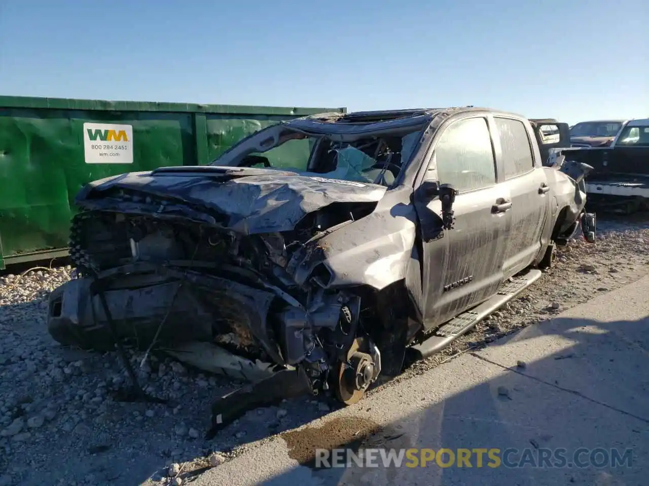 2 Photograph of a damaged car 5TFDY5F15MX963576 TOYOTA TUNDRA 2021