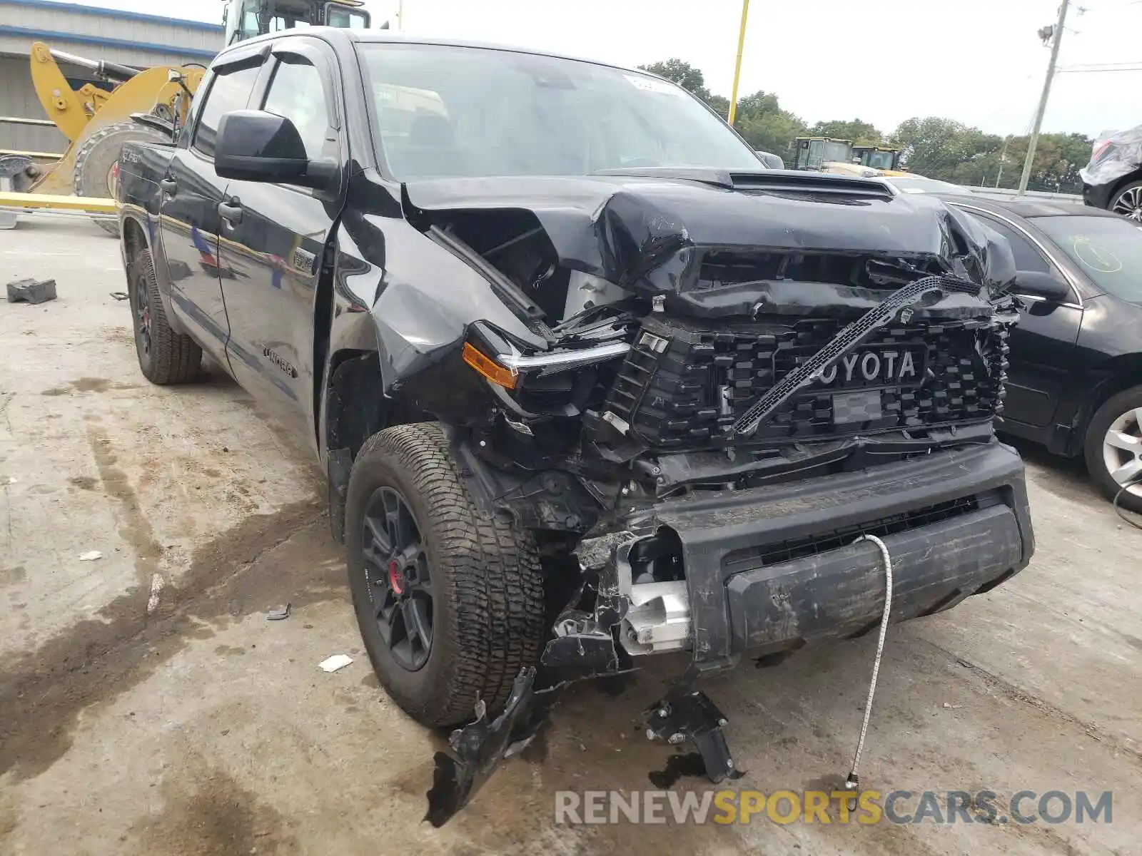 1 Photograph of a damaged car 5TFDY5F15MX964064 TOYOTA TUNDRA 2021