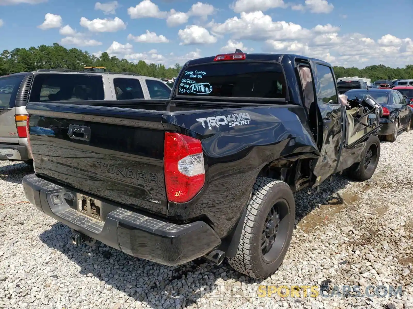 4 Photograph of a damaged car 5TFDY5F15MX967045 TOYOTA TUNDRA 2021