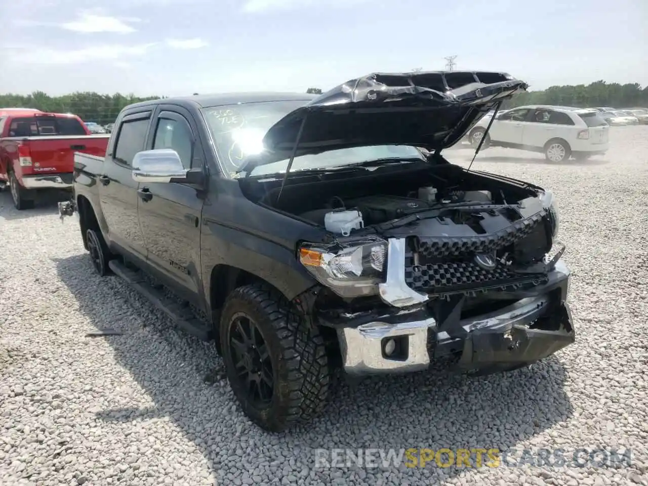 1 Photograph of a damaged car 5TFDY5F15MX969720 TOYOTA TUNDRA 2021