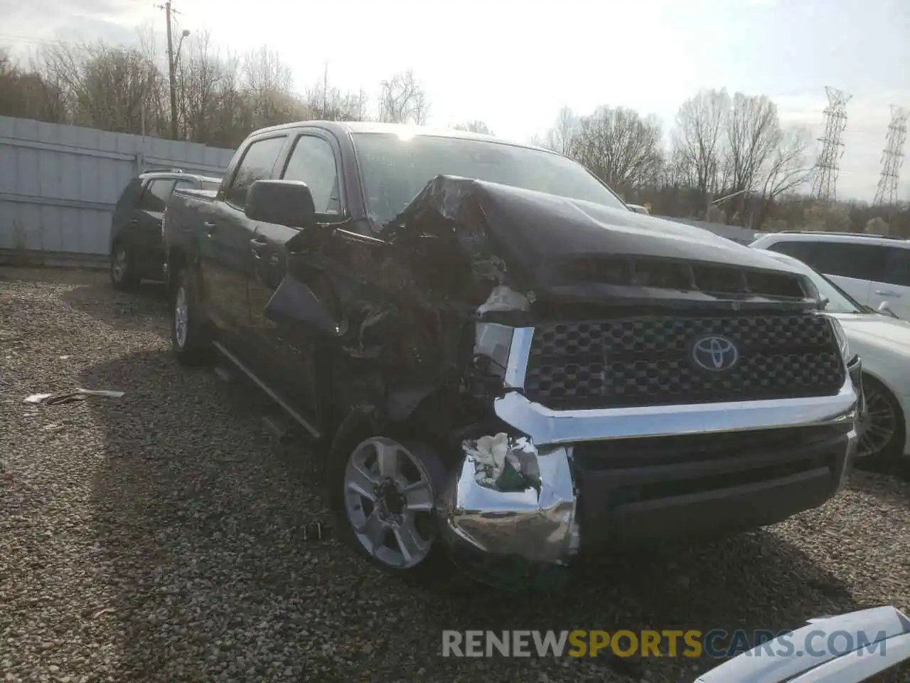 1 Photograph of a damaged car 5TFDY5F15MX981401 TOYOTA TUNDRA 2021