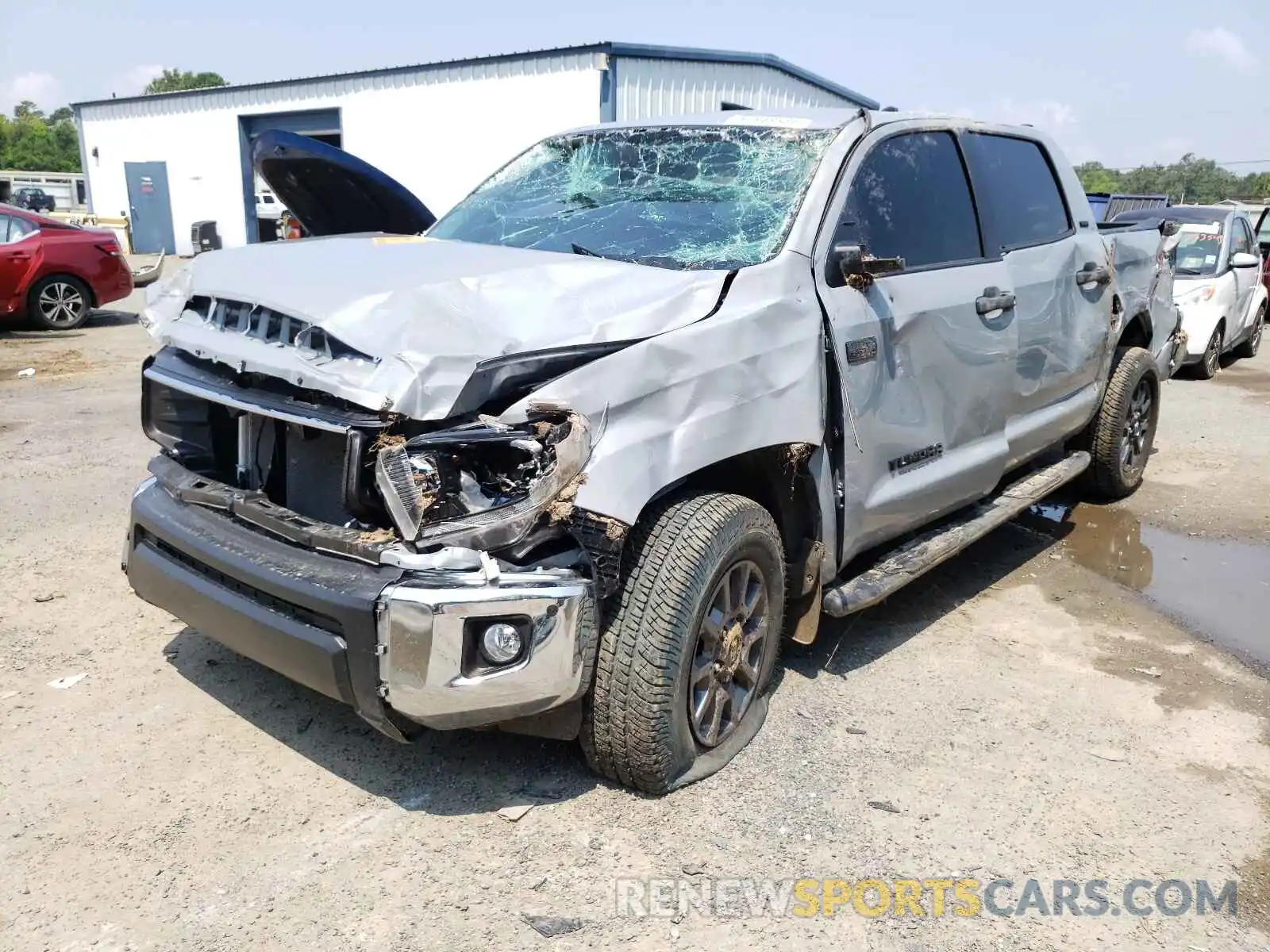 2 Photograph of a damaged car 5TFDY5F16MX007555 TOYOTA TUNDRA 2021