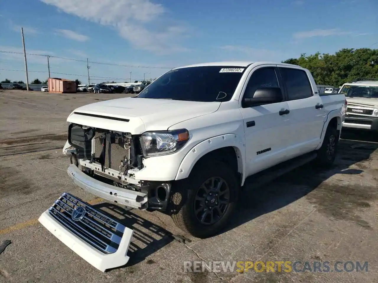 2 Фотография поврежденного автомобиля 5TFDY5F17MX015194 TOYOTA TUNDRA 2021