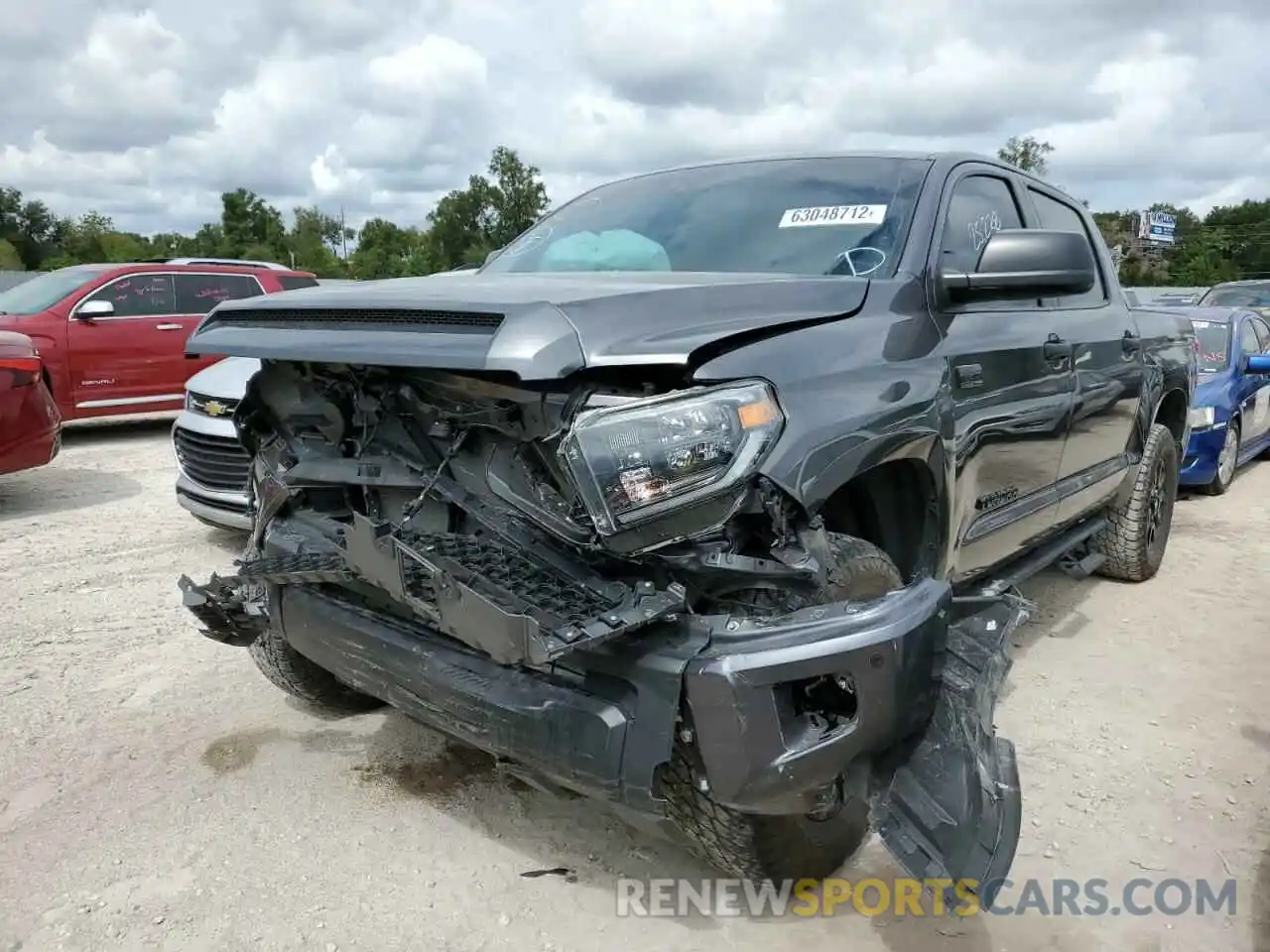 2 Photograph of a damaged car 5TFDY5F17MX983733 TOYOTA TUNDRA 2021