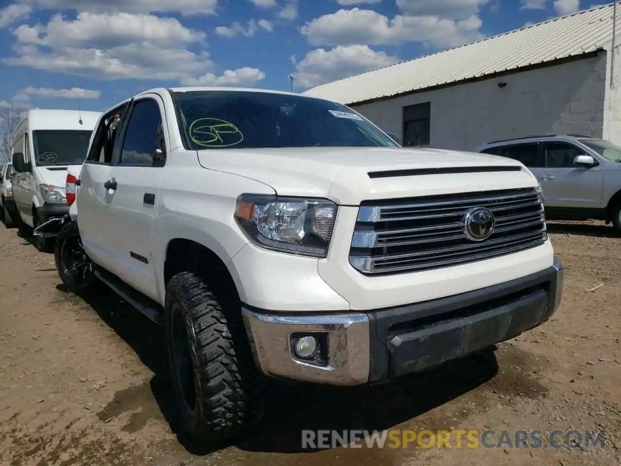 1 Photograph of a damaged car 5TFDY5F17MX983893 TOYOTA TUNDRA 2021