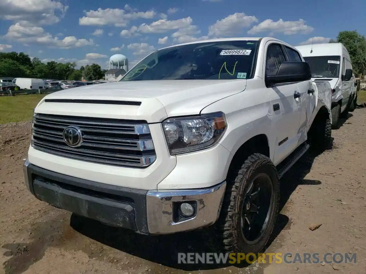 2 Photograph of a damaged car 5TFDY5F17MX983893 TOYOTA TUNDRA 2021