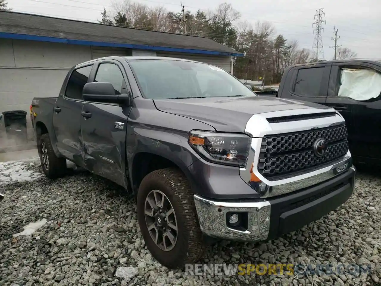 1 Photograph of a damaged car 5TFDY5F17MX986227 TOYOTA TUNDRA 2021