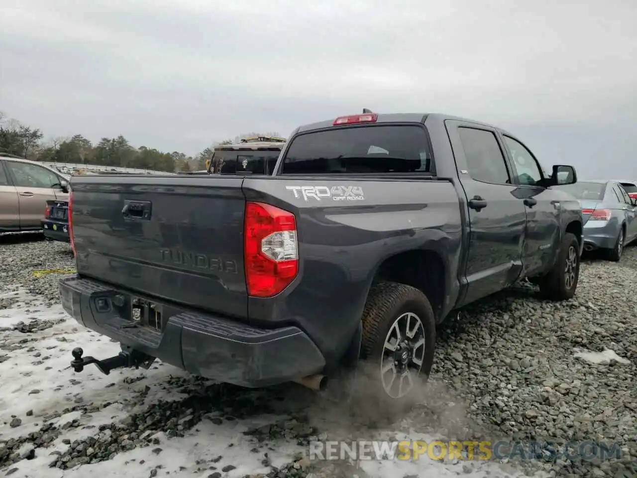 4 Фотография поврежденного автомобиля 5TFDY5F17MX986227 TOYOTA TUNDRA 2021