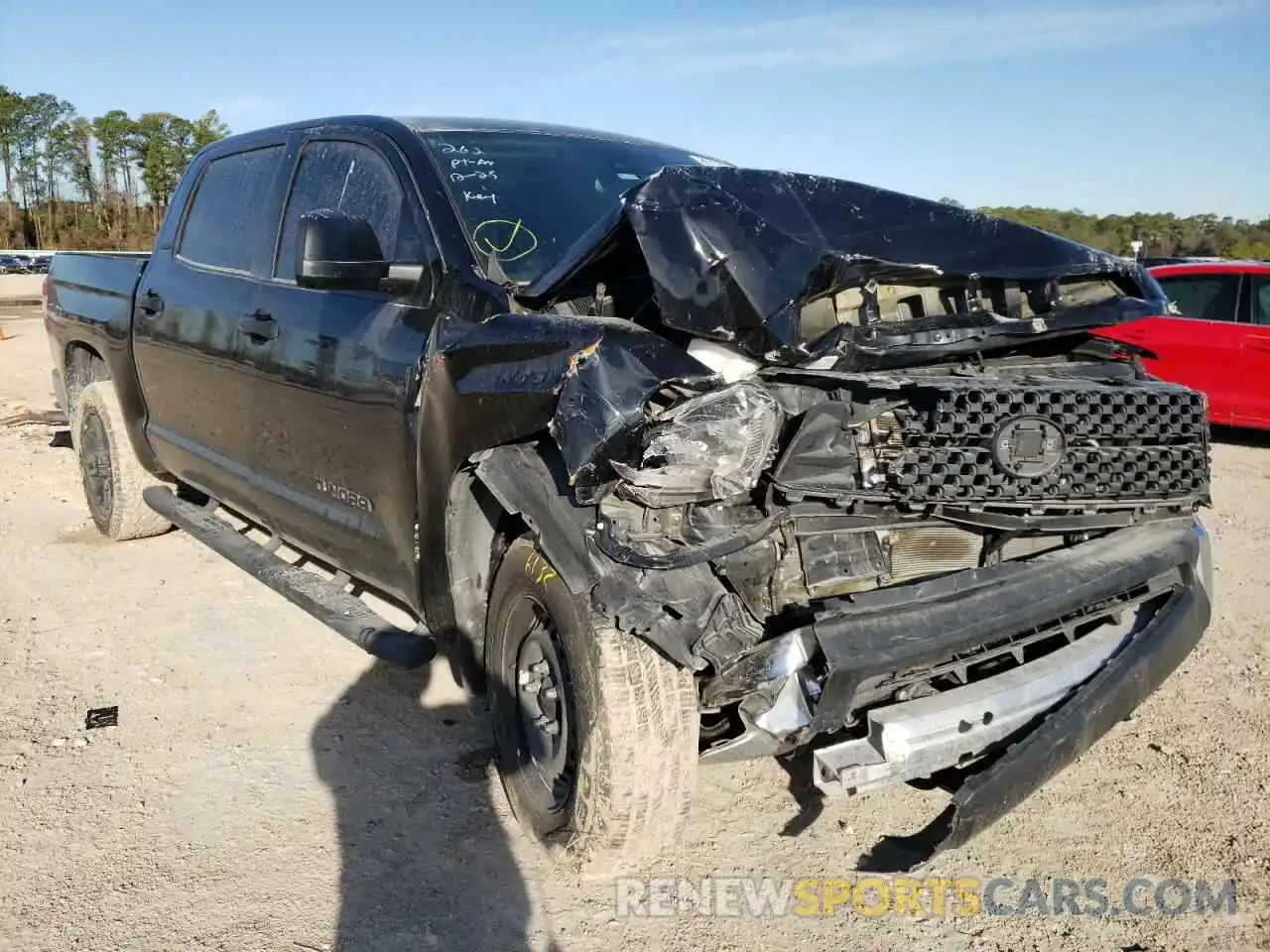 1 Photograph of a damaged car 5TFDY5F17MX989130 TOYOTA TUNDRA 2021