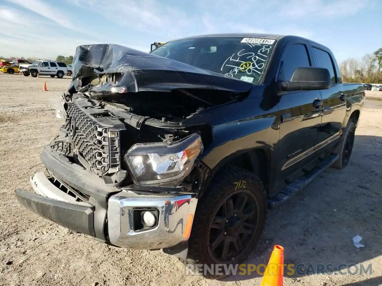 2 Photograph of a damaged car 5TFDY5F17MX989130 TOYOTA TUNDRA 2021