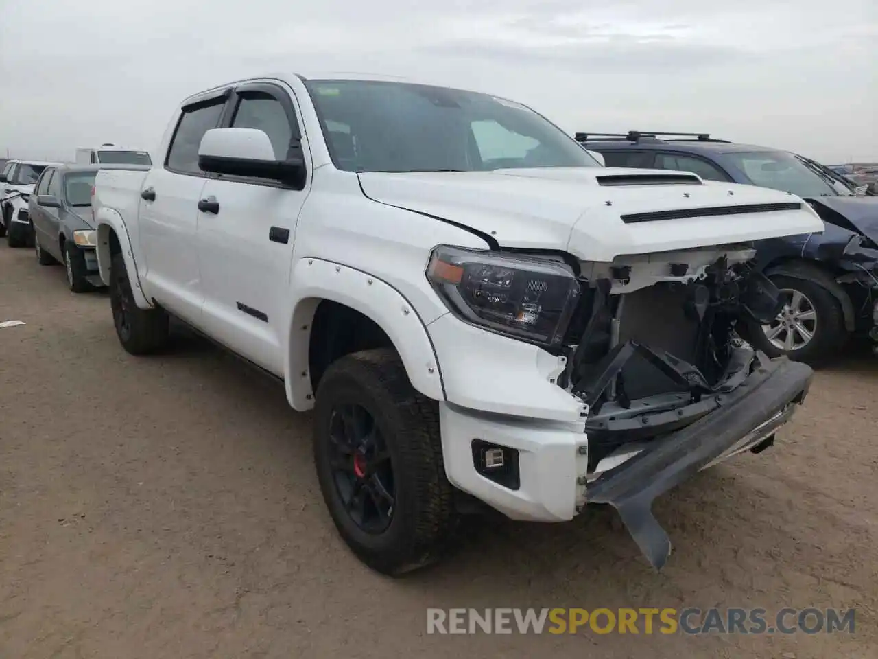 1 Photograph of a damaged car 5TFDY5F17MX997339 TOYOTA TUNDRA 2021