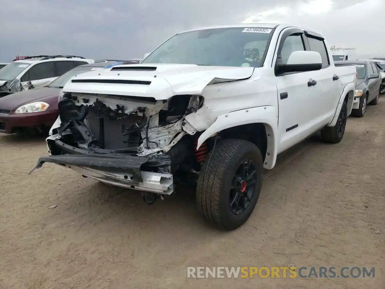 2 Photograph of a damaged car 5TFDY5F17MX997339 TOYOTA TUNDRA 2021