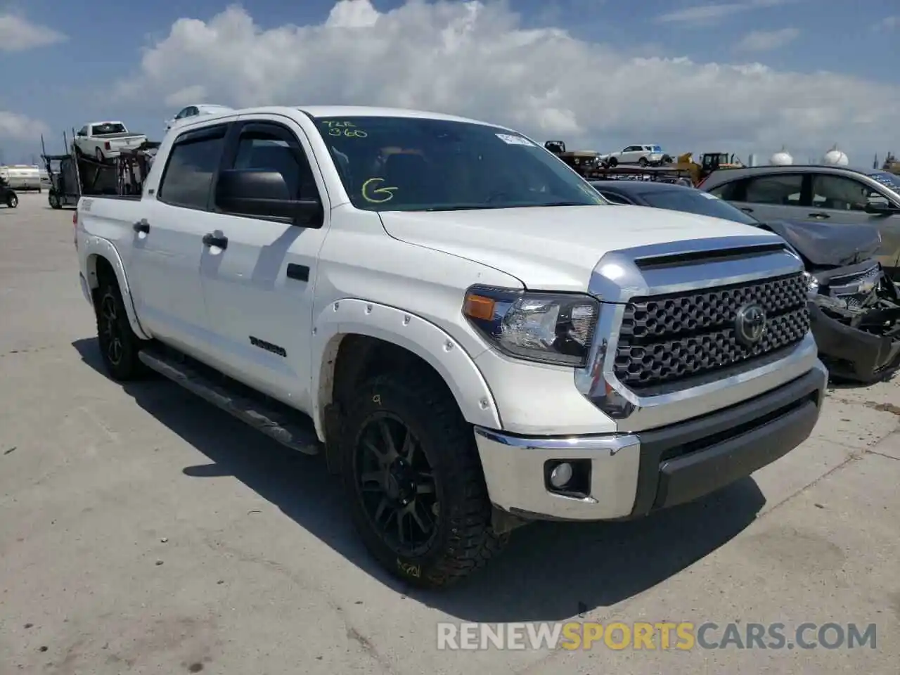 1 Photograph of a damaged car 5TFDY5F18MX001482 TOYOTA TUNDRA 2021