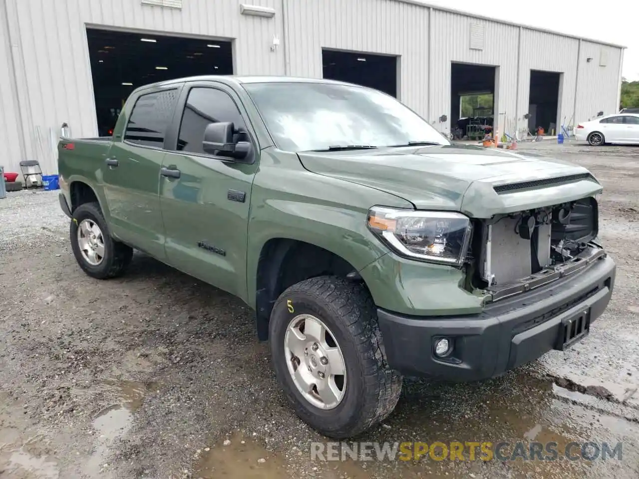 1 Photograph of a damaged car 5TFDY5F18MX019383 TOYOTA TUNDRA 2021