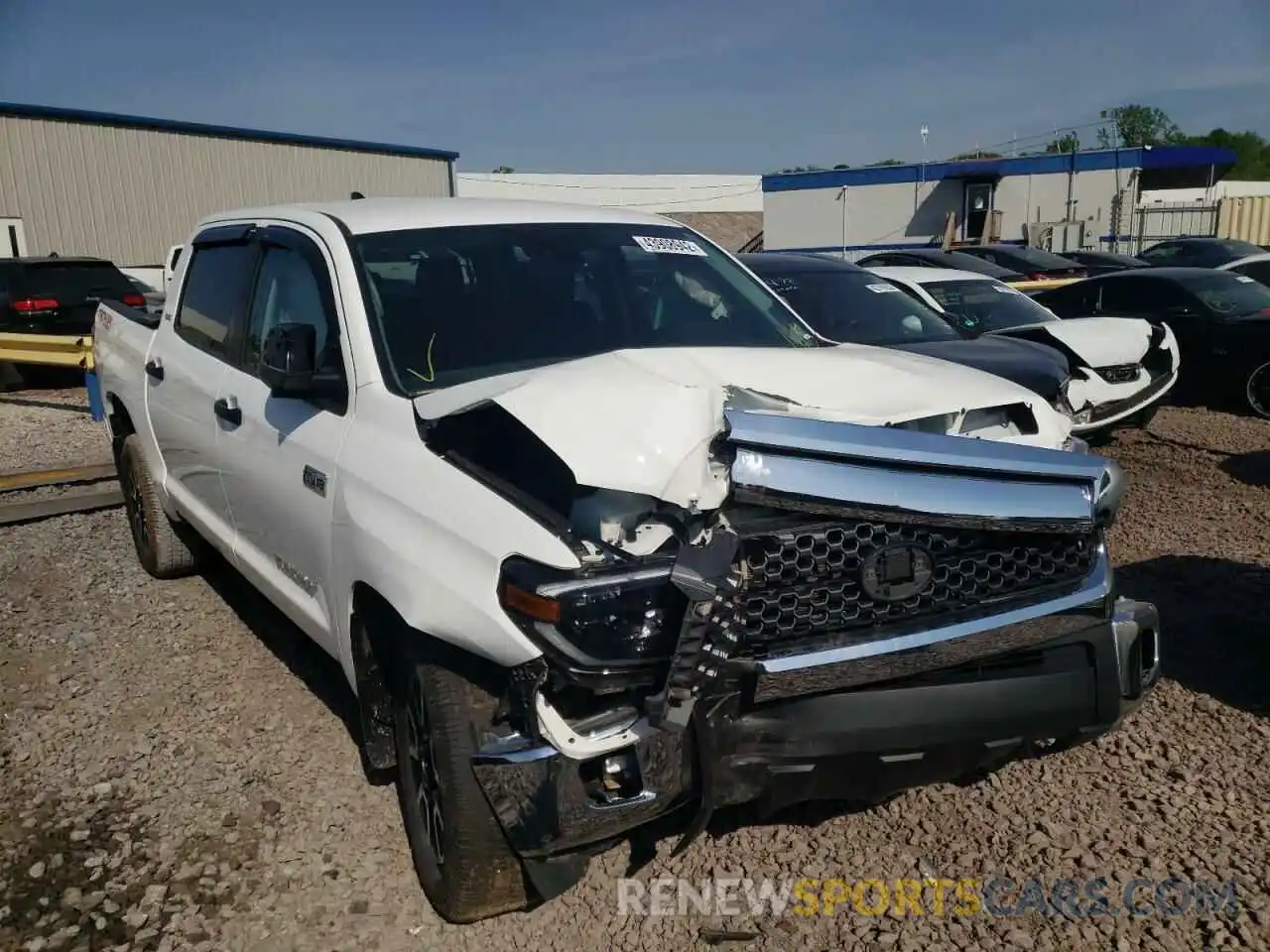 1 Photograph of a damaged car 5TFDY5F18MX023370 TOYOTA TUNDRA 2021