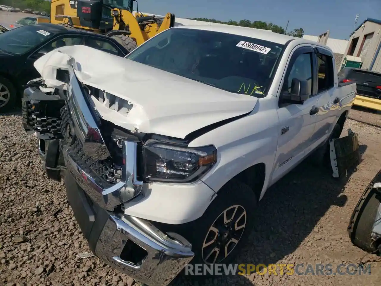 2 Photograph of a damaged car 5TFDY5F18MX023370 TOYOTA TUNDRA 2021