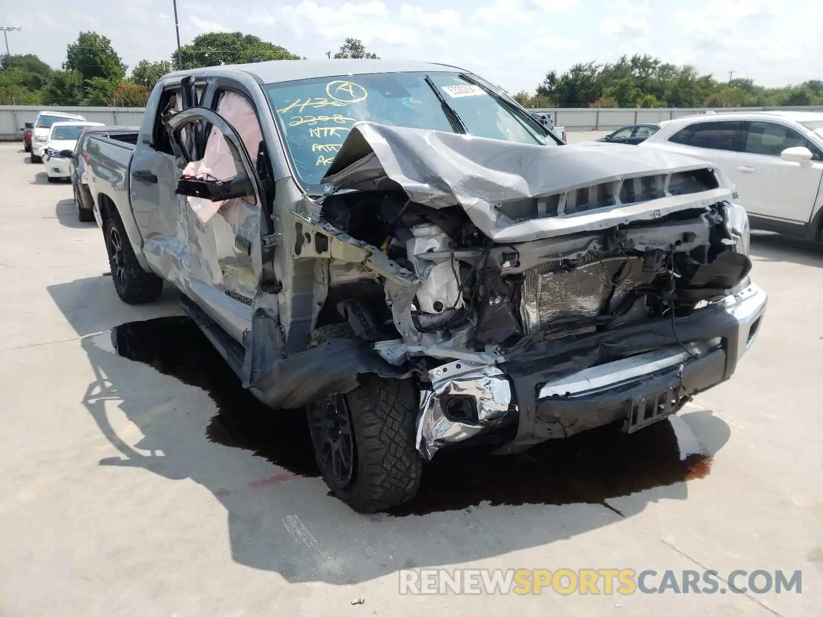 1 Photograph of a damaged car 5TFDY5F18MX957769 TOYOTA TUNDRA 2021