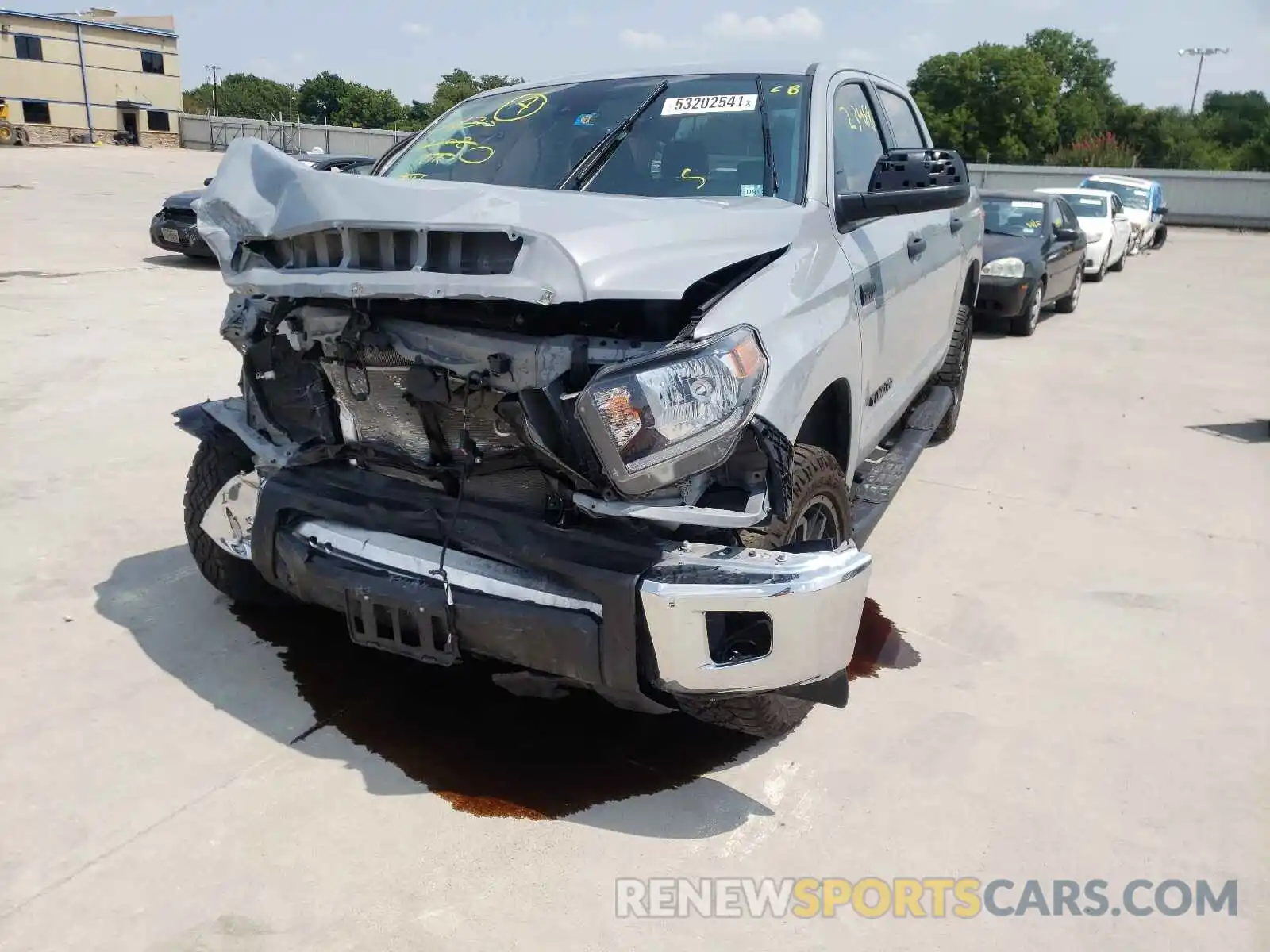 2 Photograph of a damaged car 5TFDY5F18MX957769 TOYOTA TUNDRA 2021