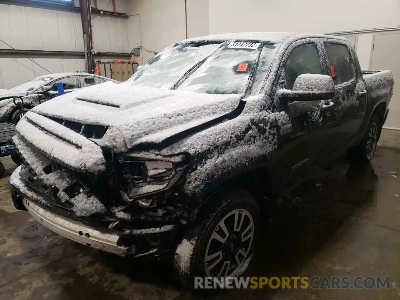 2 Photograph of a damaged car 5TFDY5F18MX966391 TOYOTA TUNDRA 2021