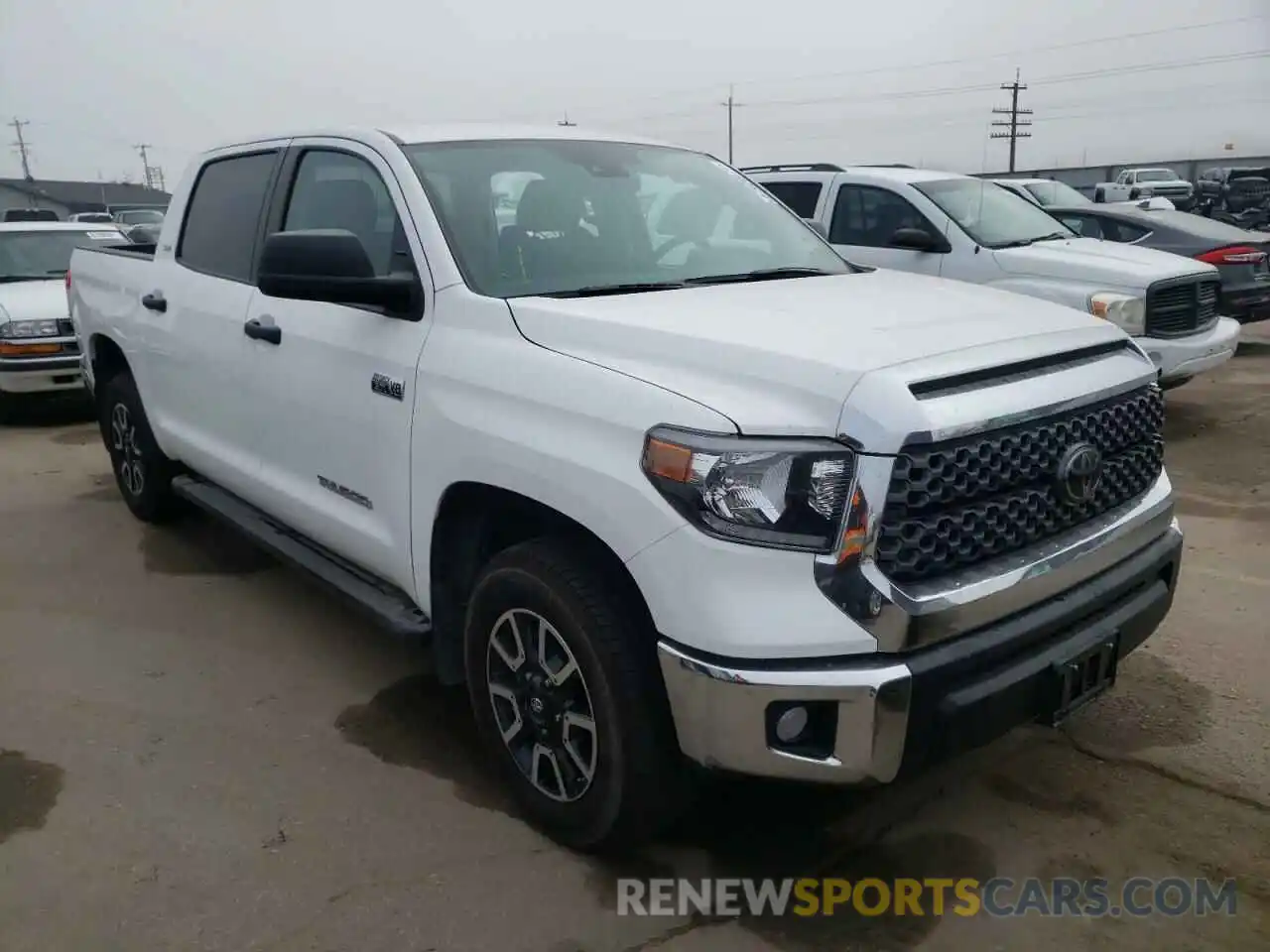 1 Photograph of a damaged car 5TFDY5F18MX975849 TOYOTA TUNDRA 2021