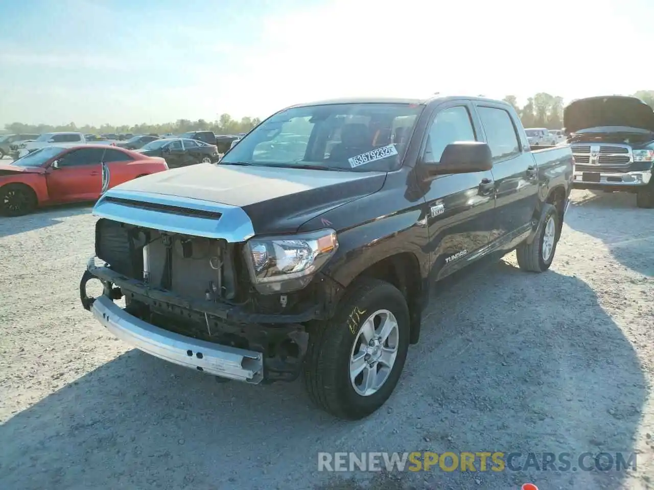 2 Photograph of a damaged car 5TFDY5F19MX976833 TOYOTA TUNDRA 2021