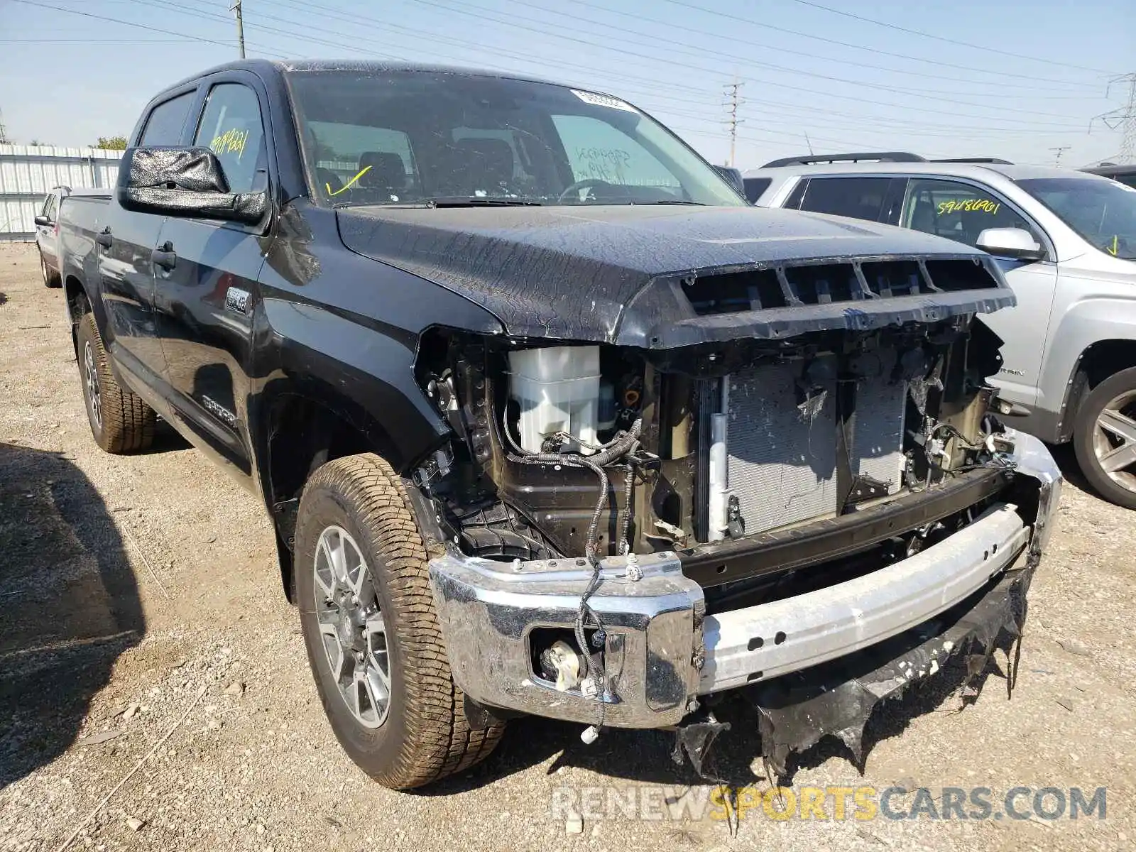 1 Photograph of a damaged car 5TFDY5F19MX982177 TOYOTA TUNDRA 2021