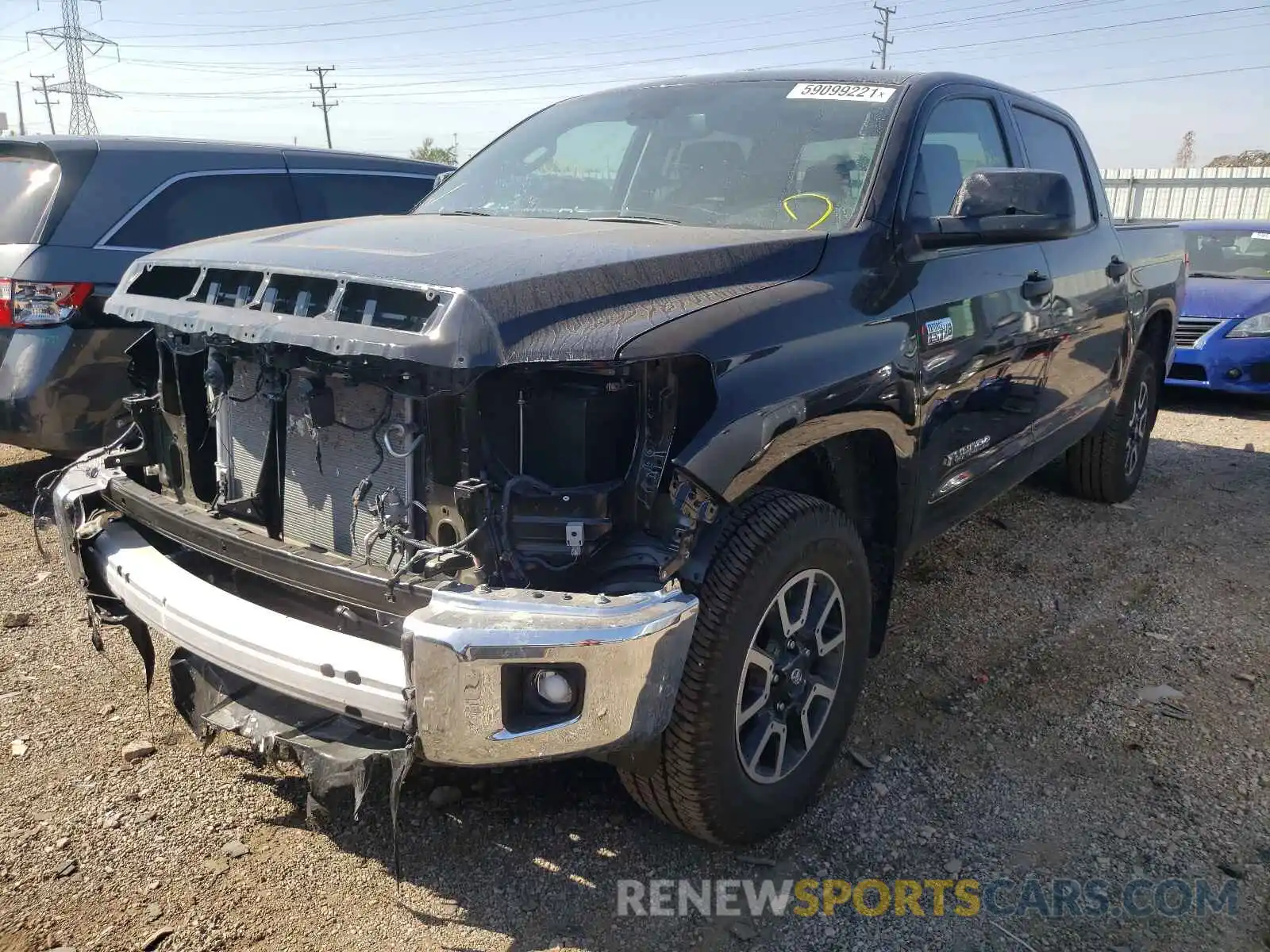 2 Photograph of a damaged car 5TFDY5F19MX982177 TOYOTA TUNDRA 2021