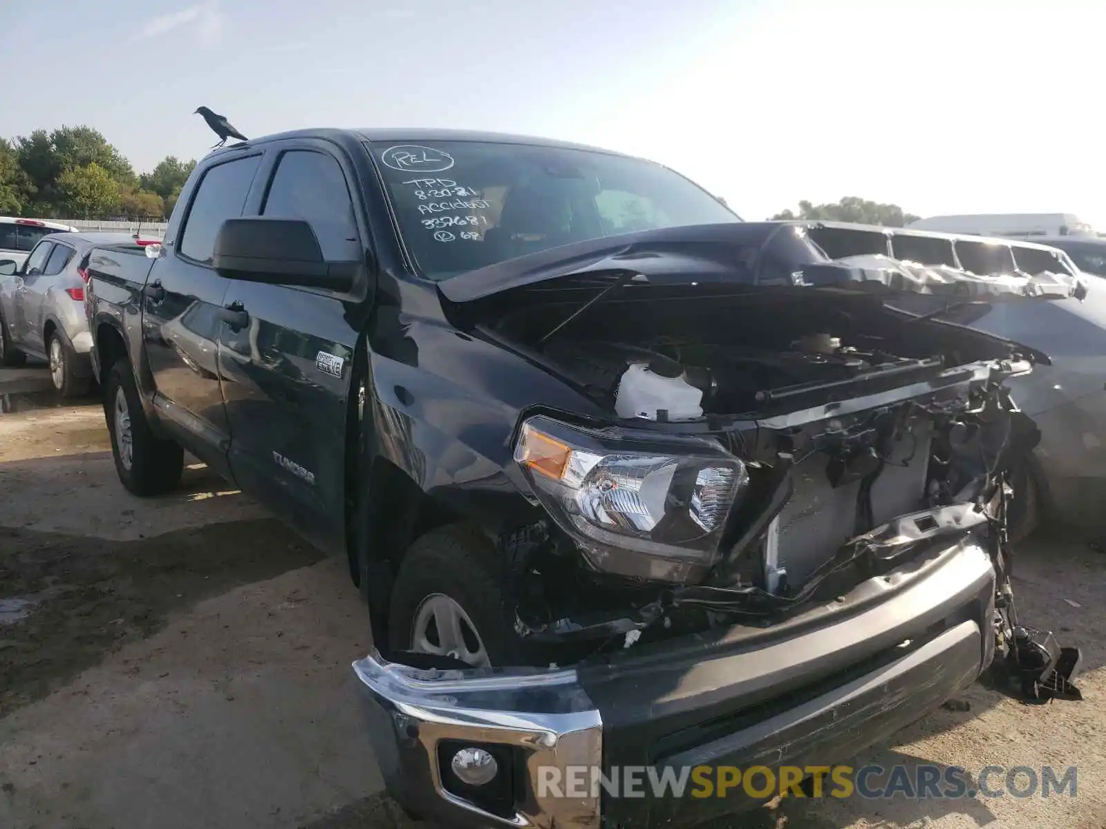 1 Photograph of a damaged car 5TFDY5F19MX984298 TOYOTA TUNDRA 2021