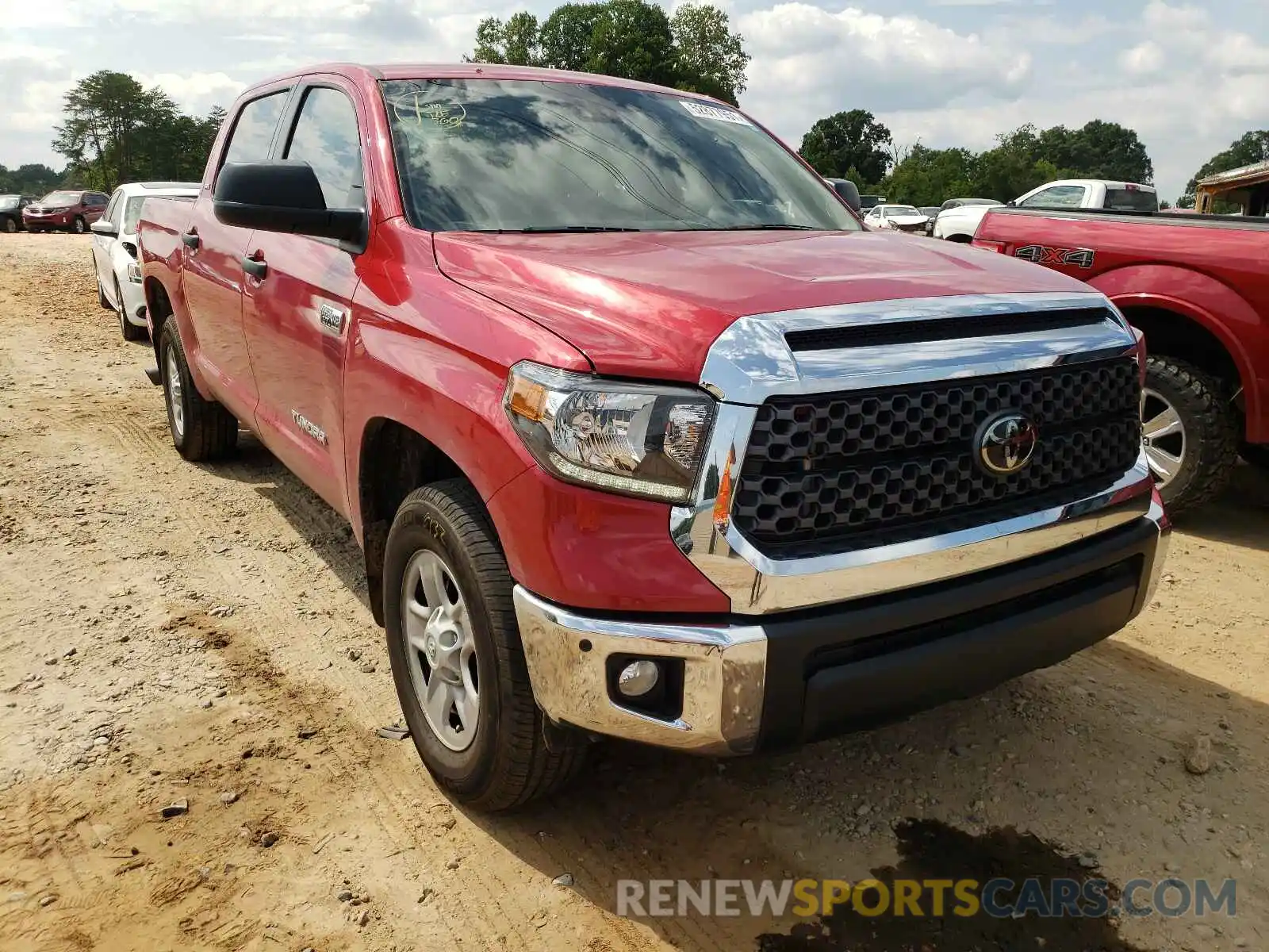 1 Photograph of a damaged car 5TFDY5F19MX994717 TOYOTA TUNDRA 2021